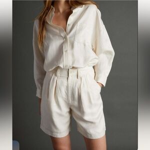 Anine bing Carrie linen Shorts Size 0